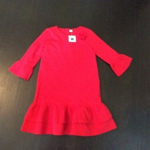 Girls red Janie and Jack dress size 12